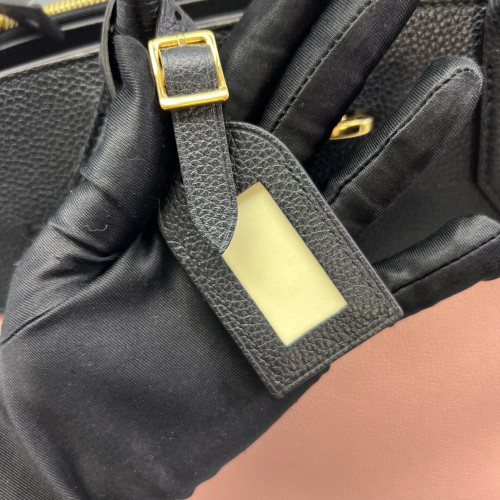 Louis Vuitton City Steamer MM Calfskin Black Pink