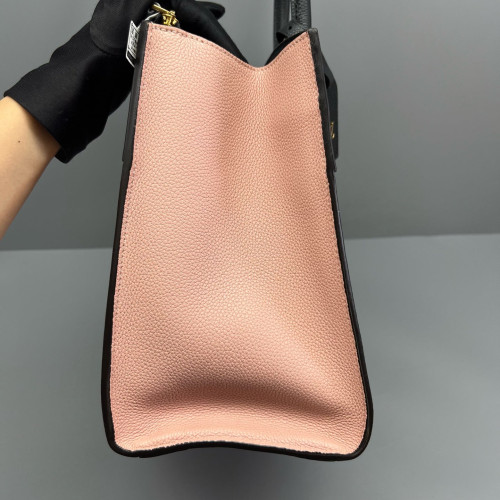 Louis Vuitton City Steamer MM Calfskin Black Pink