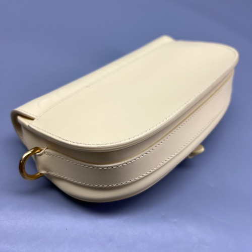 Dior East West Bobby Flap Calfskin Light Yellow