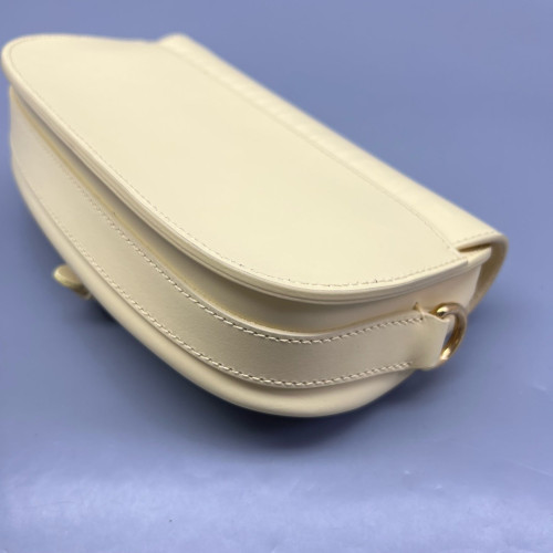 Dior East West Bobby Flap Calfskin Light Yellow
