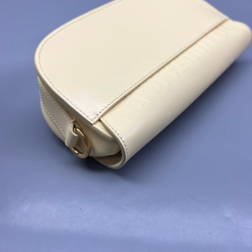 Dior East West Bobby Flap Calfskin Light Yellow