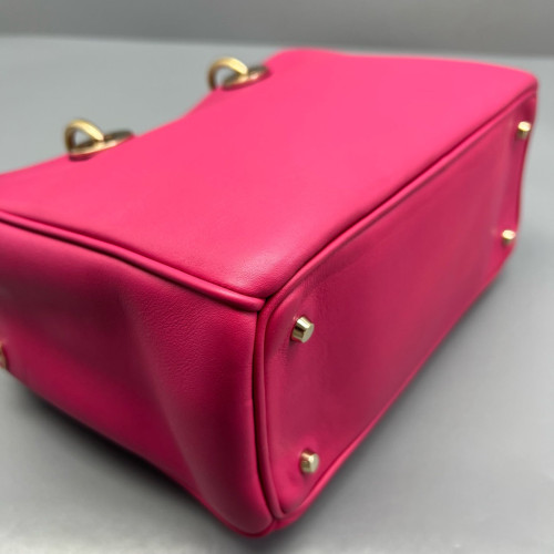 Dior Small Diorissimo Tote Calfskin Fuchsia