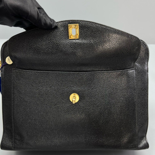 Chanel Tote Bag Calfskin Black