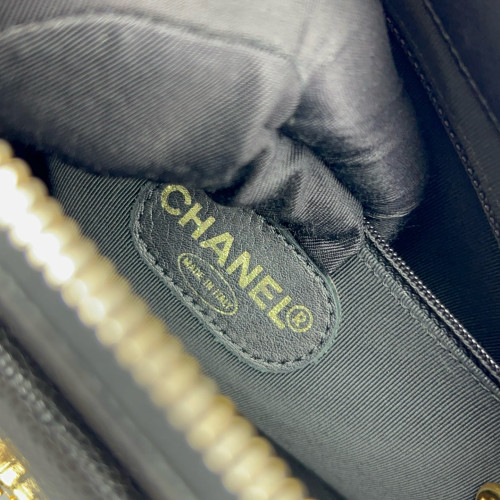 Chanel Tote Bag Calfskin Black
