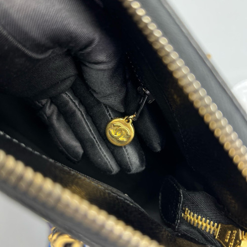 Chanel Tote Bag Calfskin Black