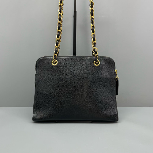 Chanel Tote Bag Calfskin Black