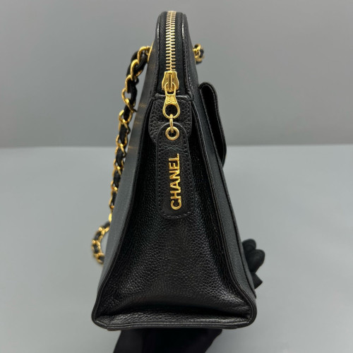 Chanel Tote Bag Calfskin Black