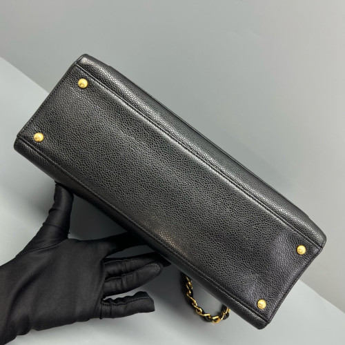 Chanel Tote Bag Calfskin Black