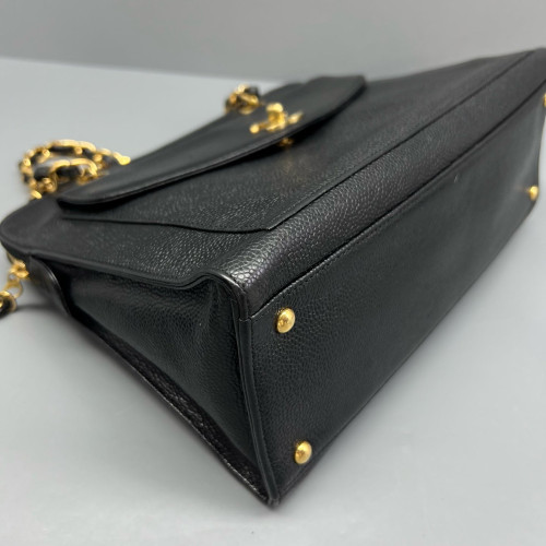 Chanel Tote Bag Calfskin Black