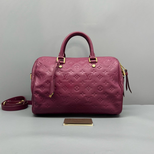Louis Vuitton Speedy 30 Calfskin Azalea