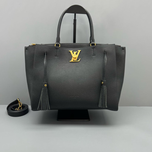 Louis Vuitton Lockme Tote PM Calfskin Black