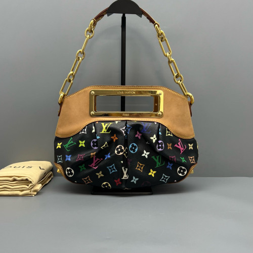 Louis Vuitton Judy PM Monogram Multicolor Black Brown