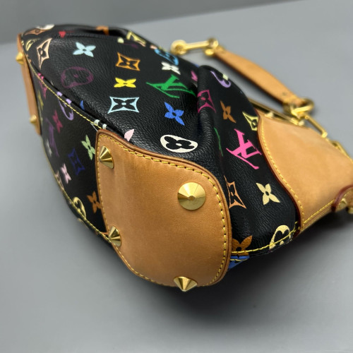 Louis Vuitton Judy PM Monogram Multicolor Black Brown