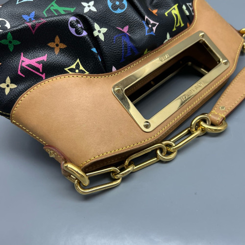 Louis Vuitton Judy PM Monogram Multicolor Black Brown
