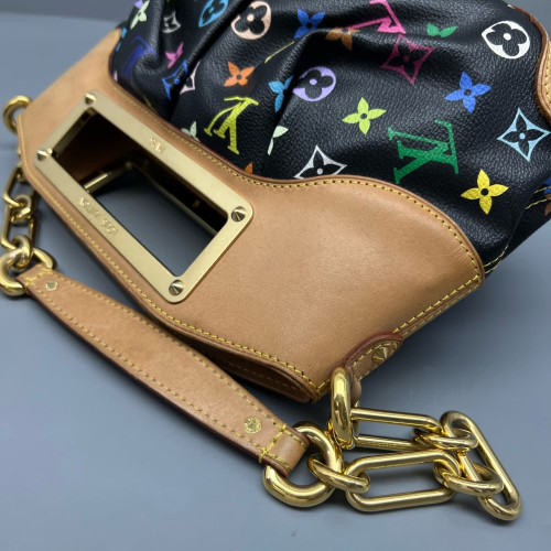 Louis Vuitton Judy PM Monogram Multicolor Black Brown