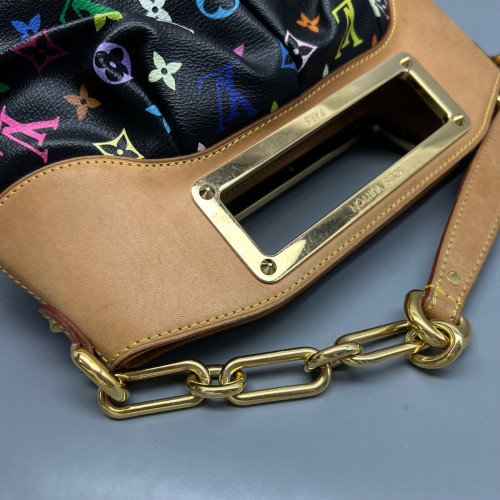 Louis Vuitton Judy PM Monogram Multicolor Black Brown