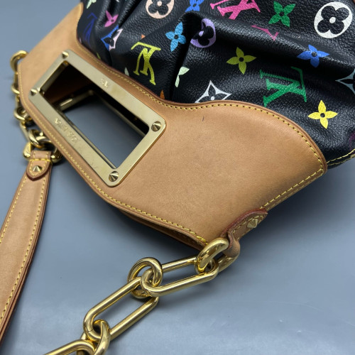 Louis Vuitton Judy PM Monogram Multicolor Black Brown