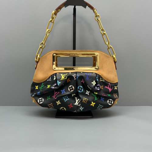 Louis Vuitton Judy PM Monogram Multicolor Black Brown