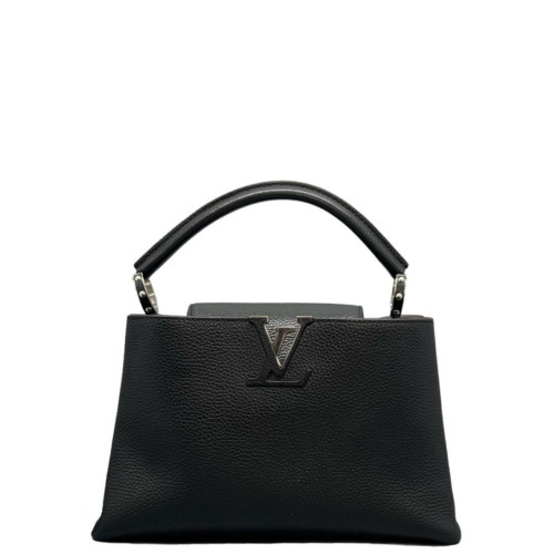 Louis Vuitton Capucines PM Calfskin Black