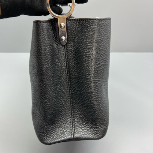 Louis Vuitton Capucines PM Calfskin Black