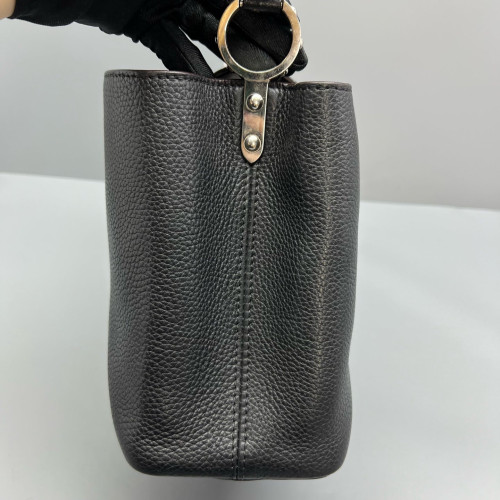 Louis Vuitton Capucines PM Calfskin Black
