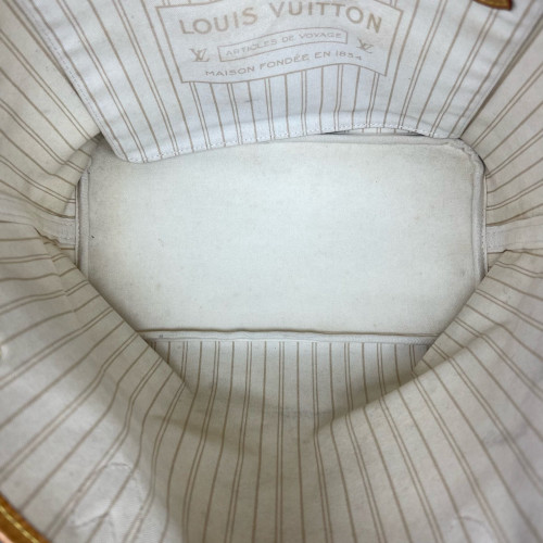 Louis Vuitton Neverfull MM Damier Azur White Grey Louis Vuitton Neverfull MM Damier Azur White Grey
