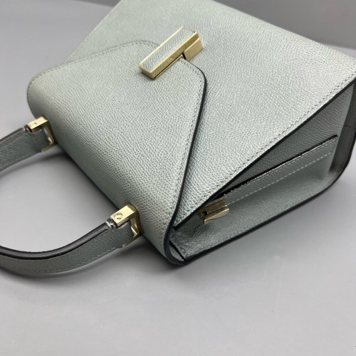 Valextra Two-Way Bag Calfskin Grey Valextra Two-Way Bag Calfskin Grey