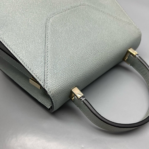 Valextra Two-Way Bag Calfskin Grey Valextra Two-Way Bag Calfskin Grey