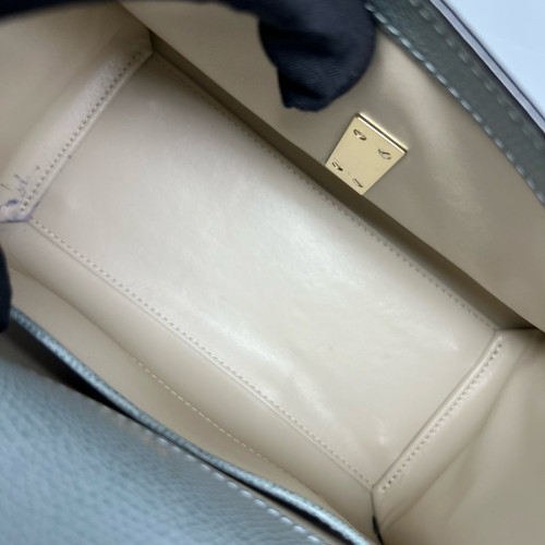 Valextra Two-Way Bag Calfskin Grey Valextra Two-Way Bag Calfskin Grey