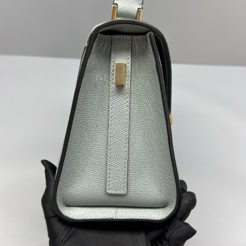 Valextra Two-Way Bag Calfskin Grey Valextra Two-Way Bag Calfskin Grey