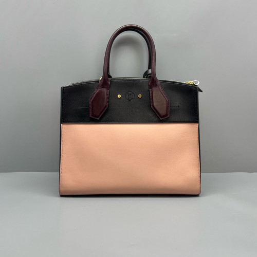 Louis Vuitton City Steamer MM Calfskin Black Pink Louis Vuitton City Steamer MM Calfskin Black Pink