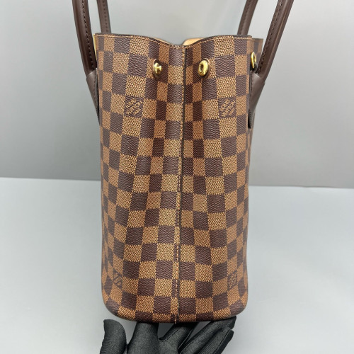 Louis Vuitton Kendington Handbag Damier Ebene Brown