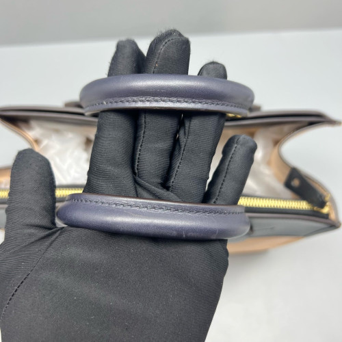 Louis Vuitton City Steamer MM Calfskin Black Beige Purple