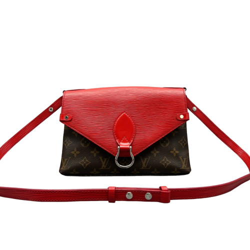 Louis Vuitton Saint Michel Monogram Epi Brown
