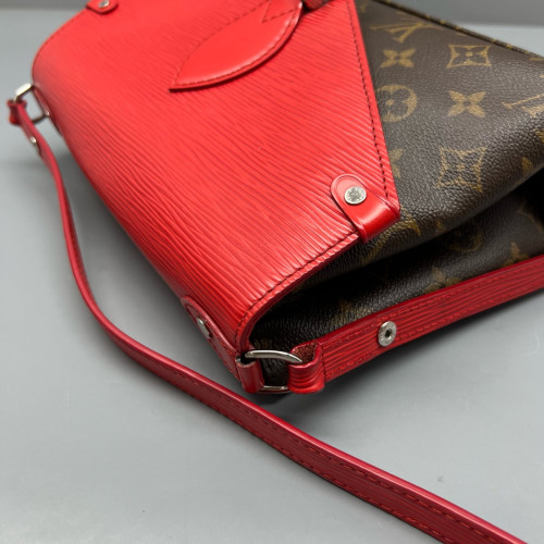 Louis Vuitton Saint Michel Monogram Epi Brown