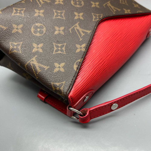 Louis Vuitton Saint Michel Monogram Epi Brown