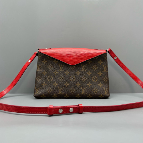 Louis Vuitton Saint Michel Monogram Epi Brown