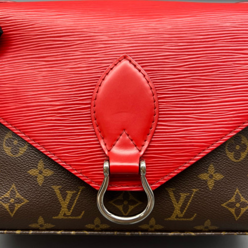 Louis Vuitton Saint Michel Monogram Epi Brown