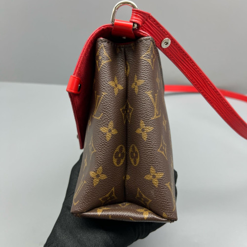 Louis Vuitton Saint Michel Monogram Epi Brown