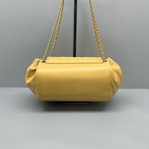 Chanel Shoulder Bag Calfskin Natural Tan Chanel Shoulder Bag Calfskin Natural Tan