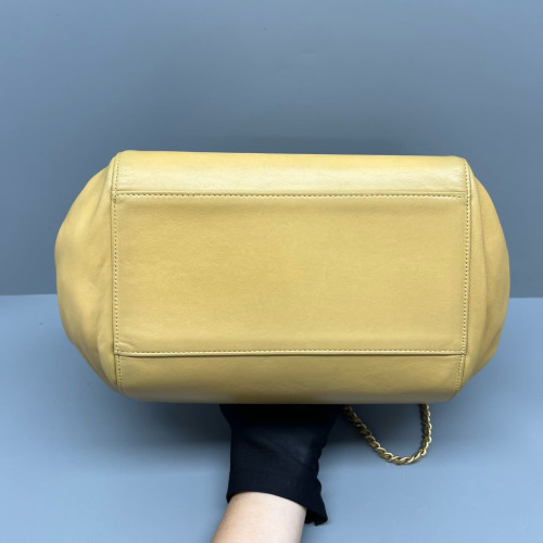 Chanel Shoulder Bag Calfskin Natural Tan Chanel Shoulder Bag Calfskin Natural Tan