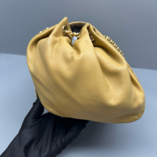 Chanel Shoulder Bag Calfskin Natural Tan Chanel Shoulder Bag Calfskin Natural Tan