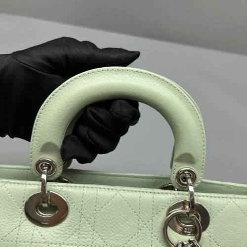 Dior Medium Lady D-Joy Lady Dior Calfskin Green