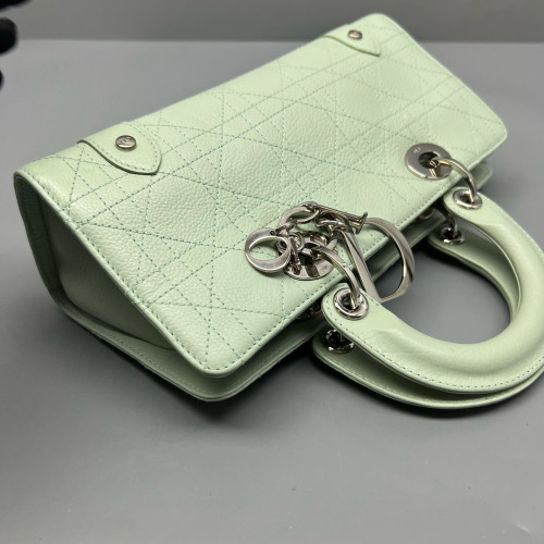 Dior Medium Lady D-Joy Lady Dior Calfskin Green