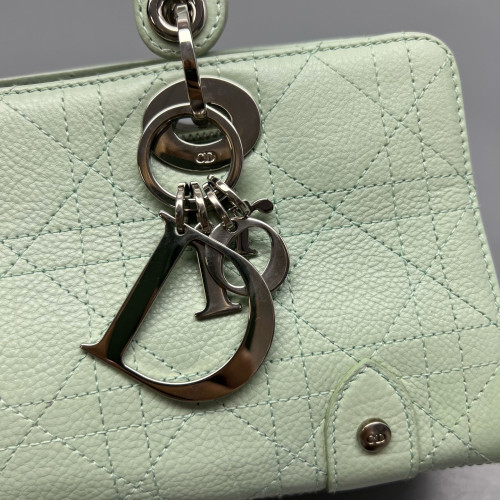 Dior Medium Lady D-Joy Lady Dior Calfskin Green