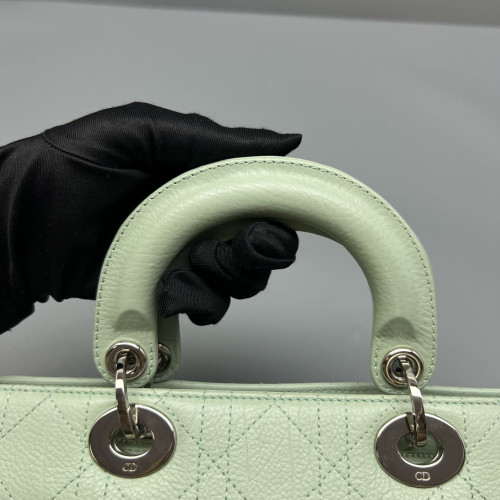 Dior Medium Lady D-Joy Lady Dior Calfskin Green