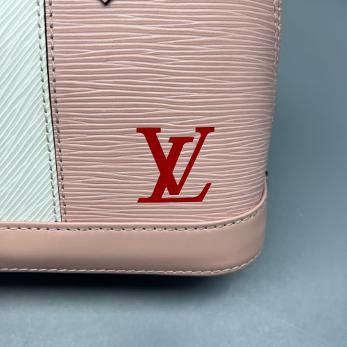 Louis Vuitton Alma BB Epi Pink Red White