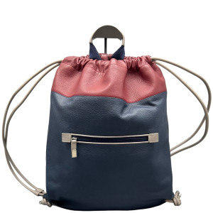 Dior Backpack Calfskin Red Blue Beige