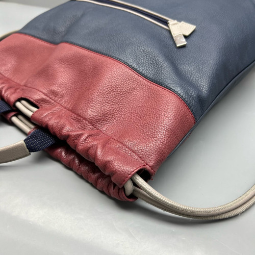 Dior Backpack Calfskin Red Blue Beige Dior Backpack Calfskin Red Blue Beige