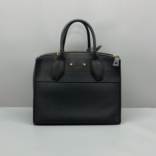 Louis Vuitton City Steamer MM Calfskin Black